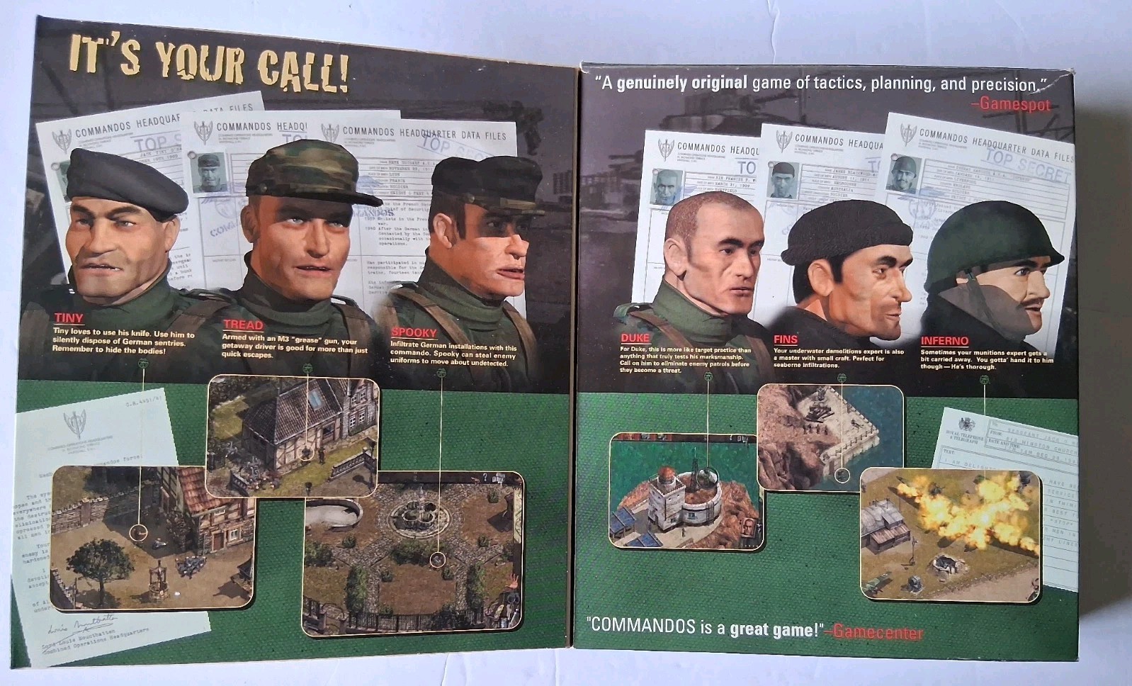 Eidos Computer Wargame Commandos – Beyond the Call of Duty VG/EX
