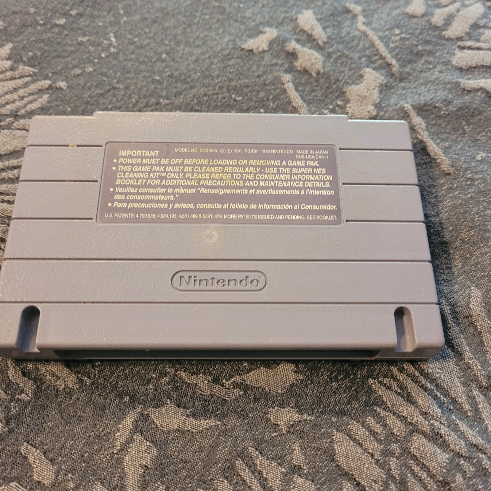 Home Improvement (Super Nintendo SNES, 1994) Authentic Game See Pics