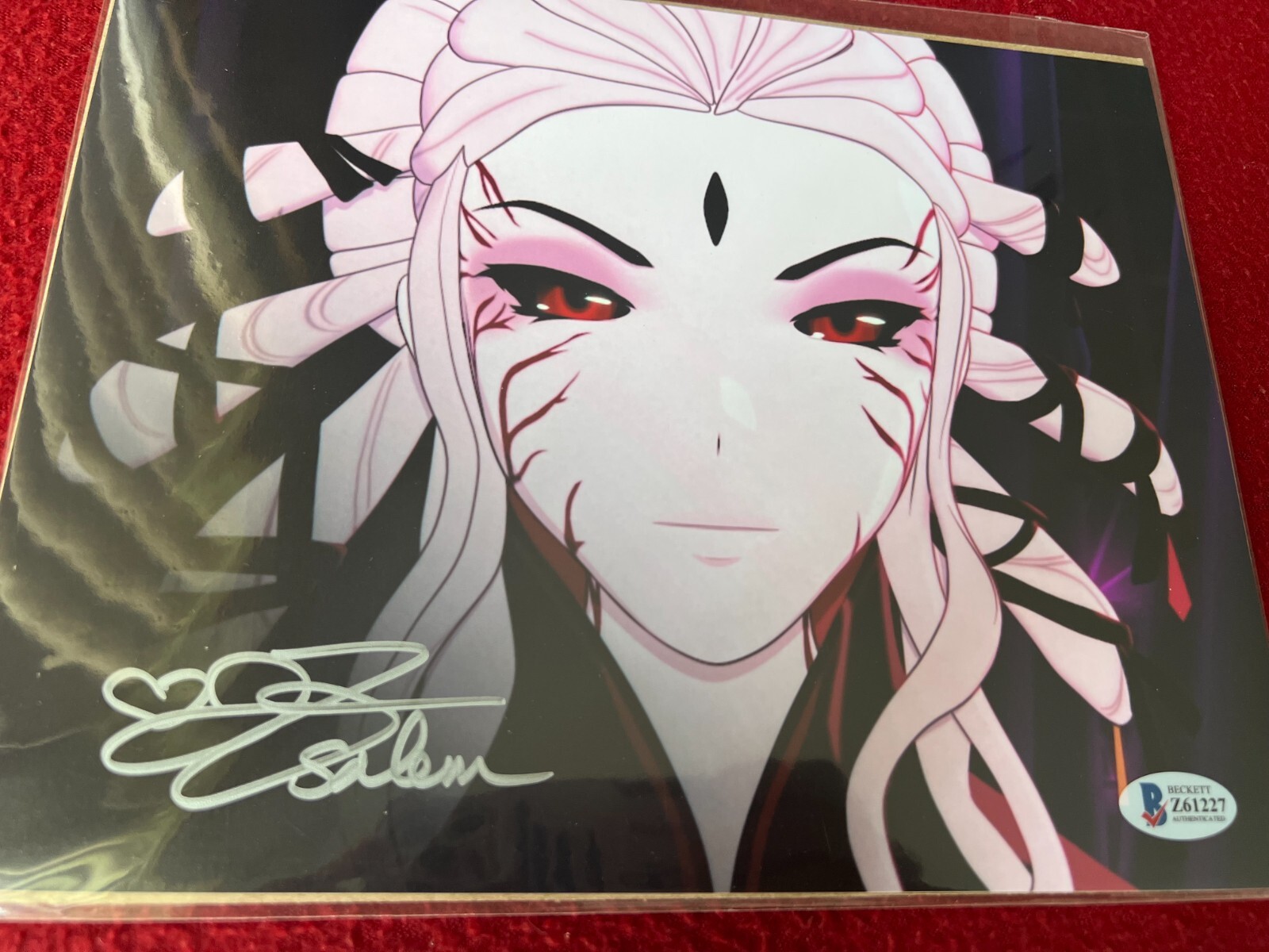 Jen Taylor Autograph Signed 8×10 Photo RWBY & INSCRIPTION SALEM Beckett COA 1