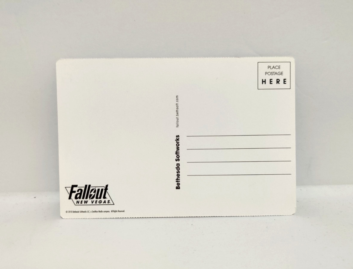 Fallout New Vegas “Hoover Dam” Promotional Postcard