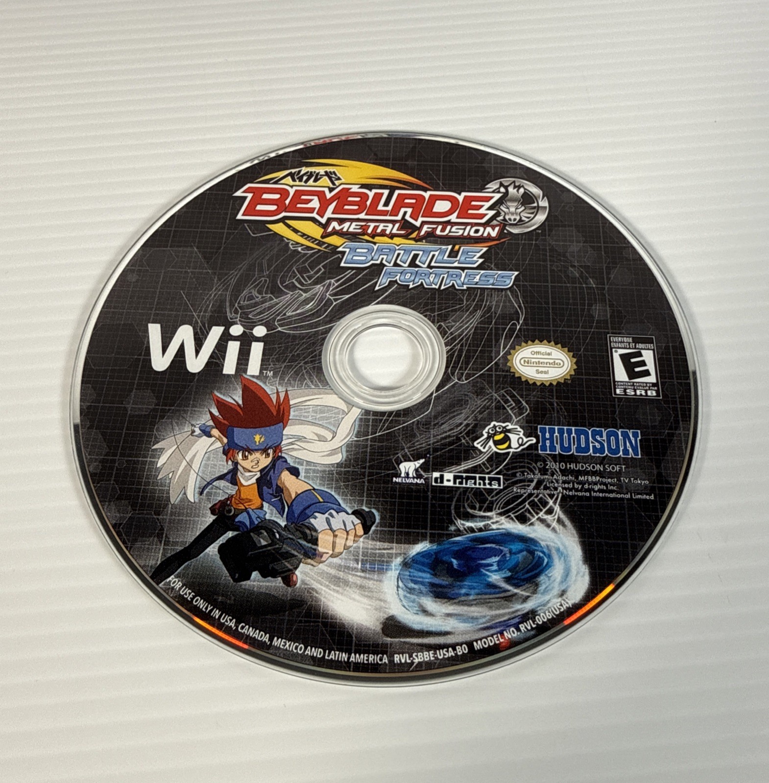 Beyblade: Metal Fusion – Battle Fortress (Nintendo Wii, 2010) Complete cib