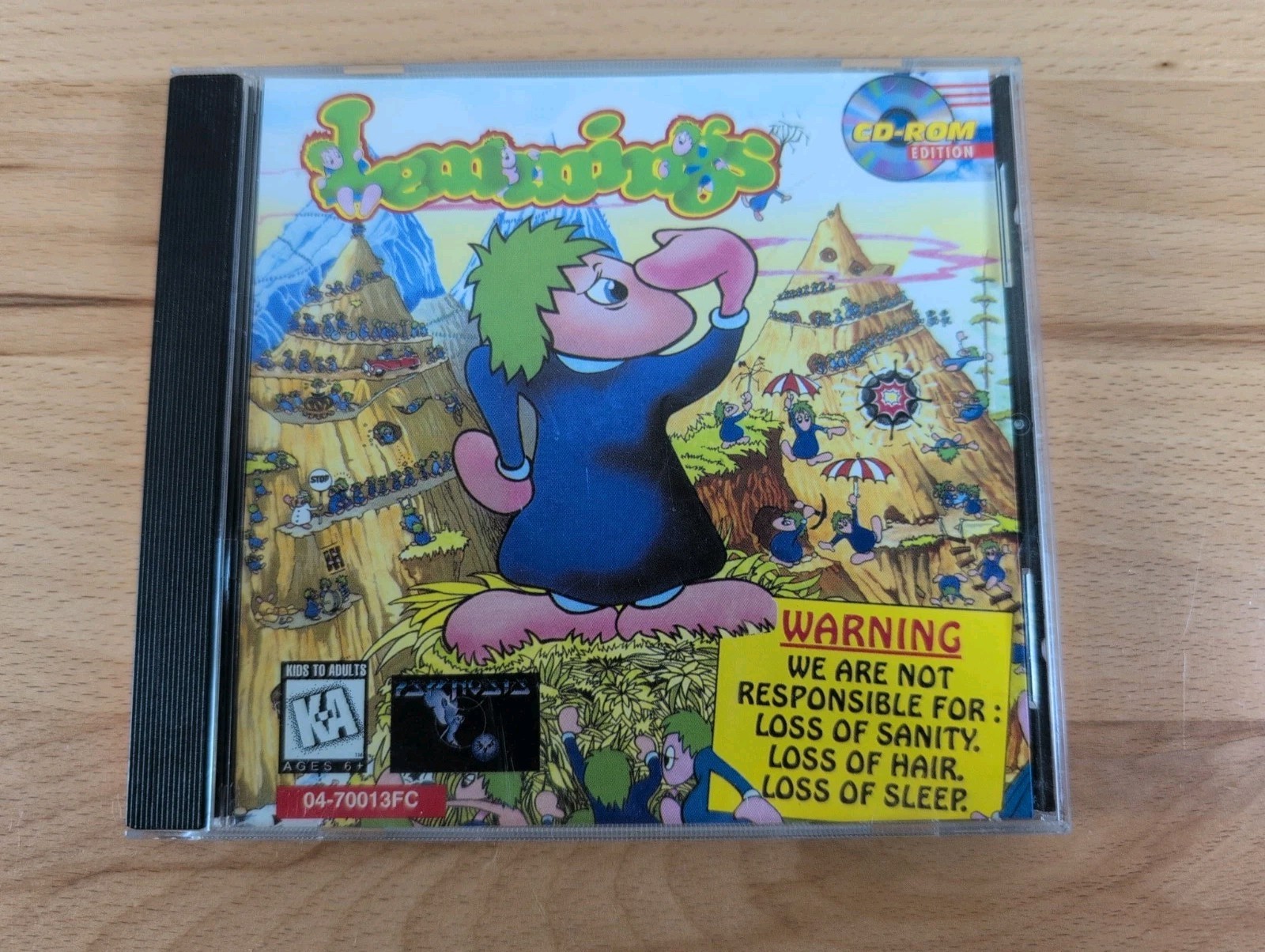 LEMMINGS (PC CD-ROM, 1991) Original Puzzle Adventure Game