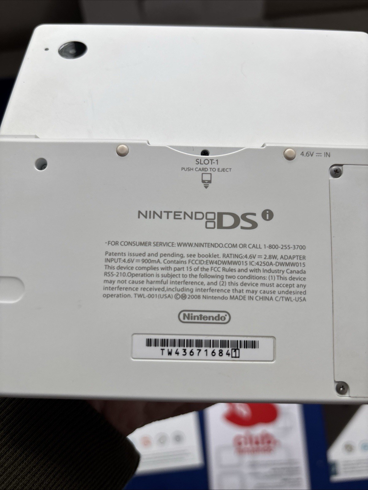 Nintendo DSi Console White TWL-001 Japan Tested Working w/ Charger