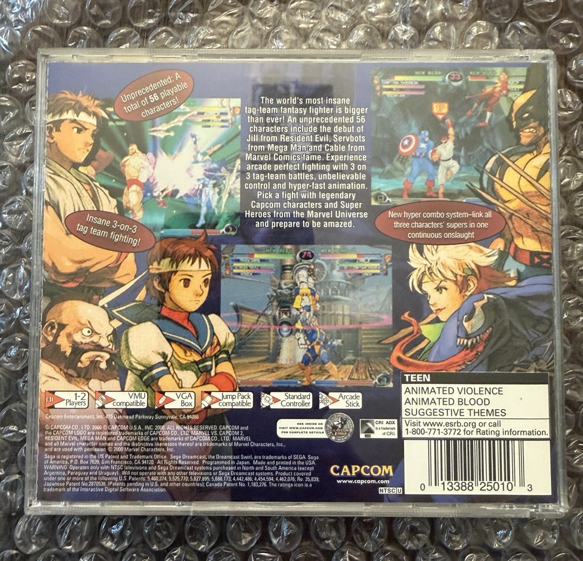 Marvel Vs. Capcom 2 – Dreamcast – Tested Working Cond. – See Pics For Condition
