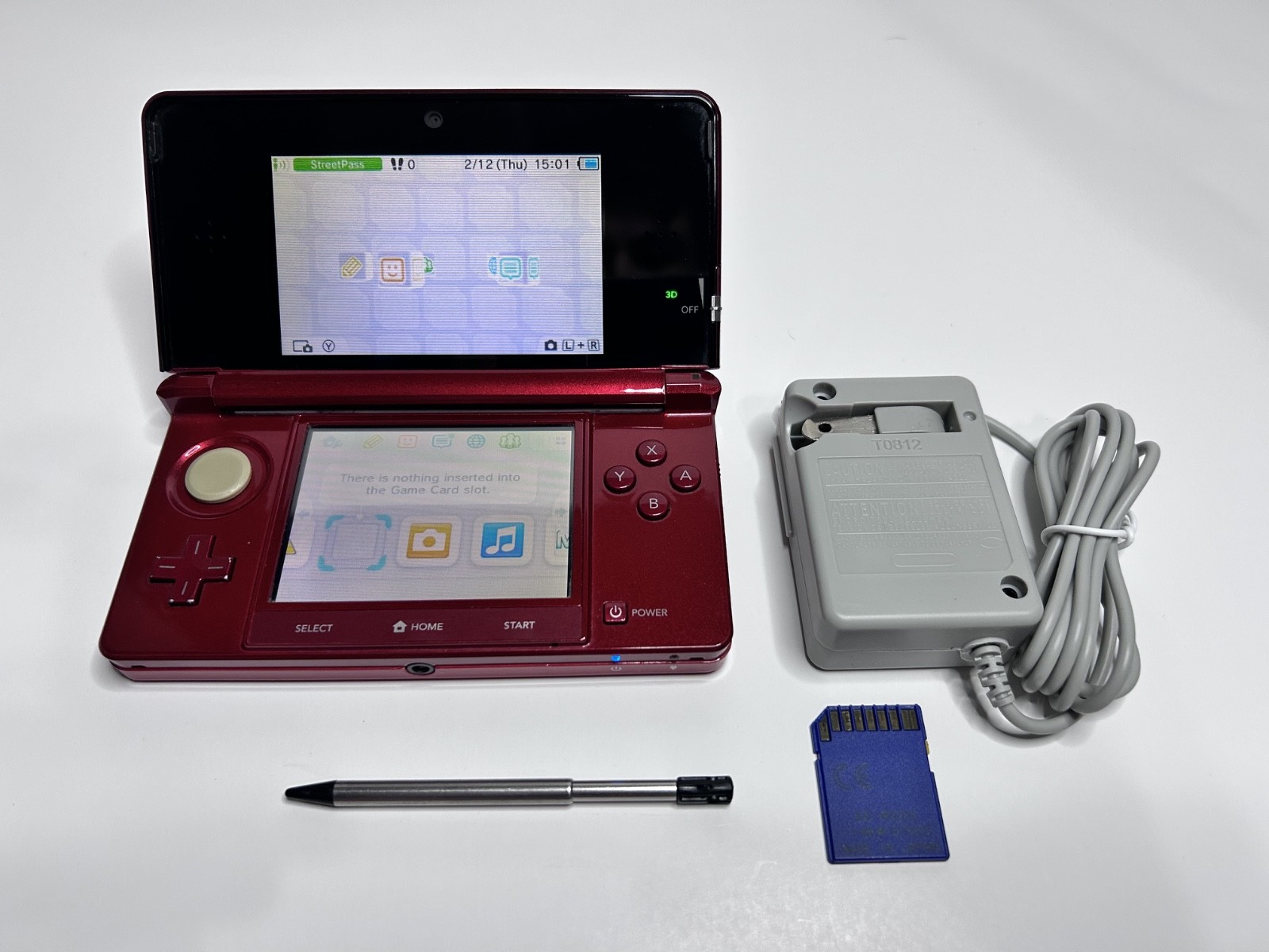 Nintendo 3DS Gundam Char Edition – Region Free Console | 8GB + Charger | US Ship