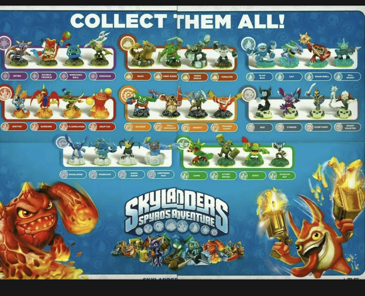 Skylanders: Spyro’s Adventure: Empire Of Ice Set Plus 4 Extra Figures