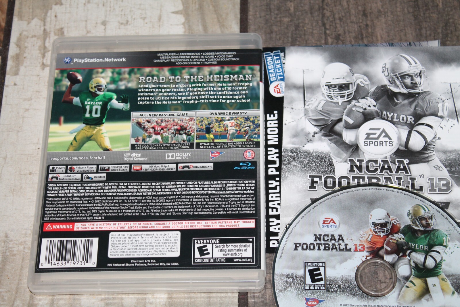 NCAA Football 13 2013 (Sony Playstation 3/PS3) – COMPLETE TESTED! FREE SHIPPING!