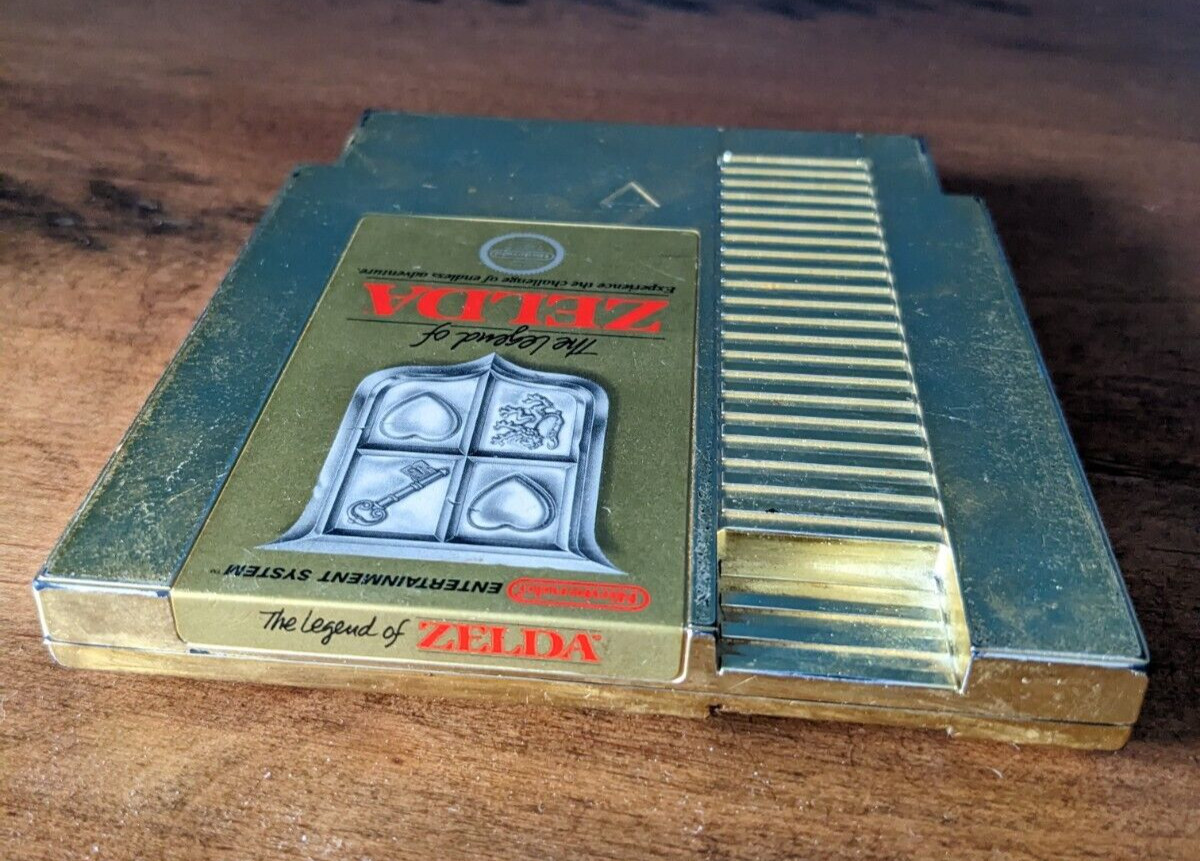 NES Nintendo THE LEGEND OF ZELDA 1987 Game Cartridge 5 Screws TESTED – SAVES 87