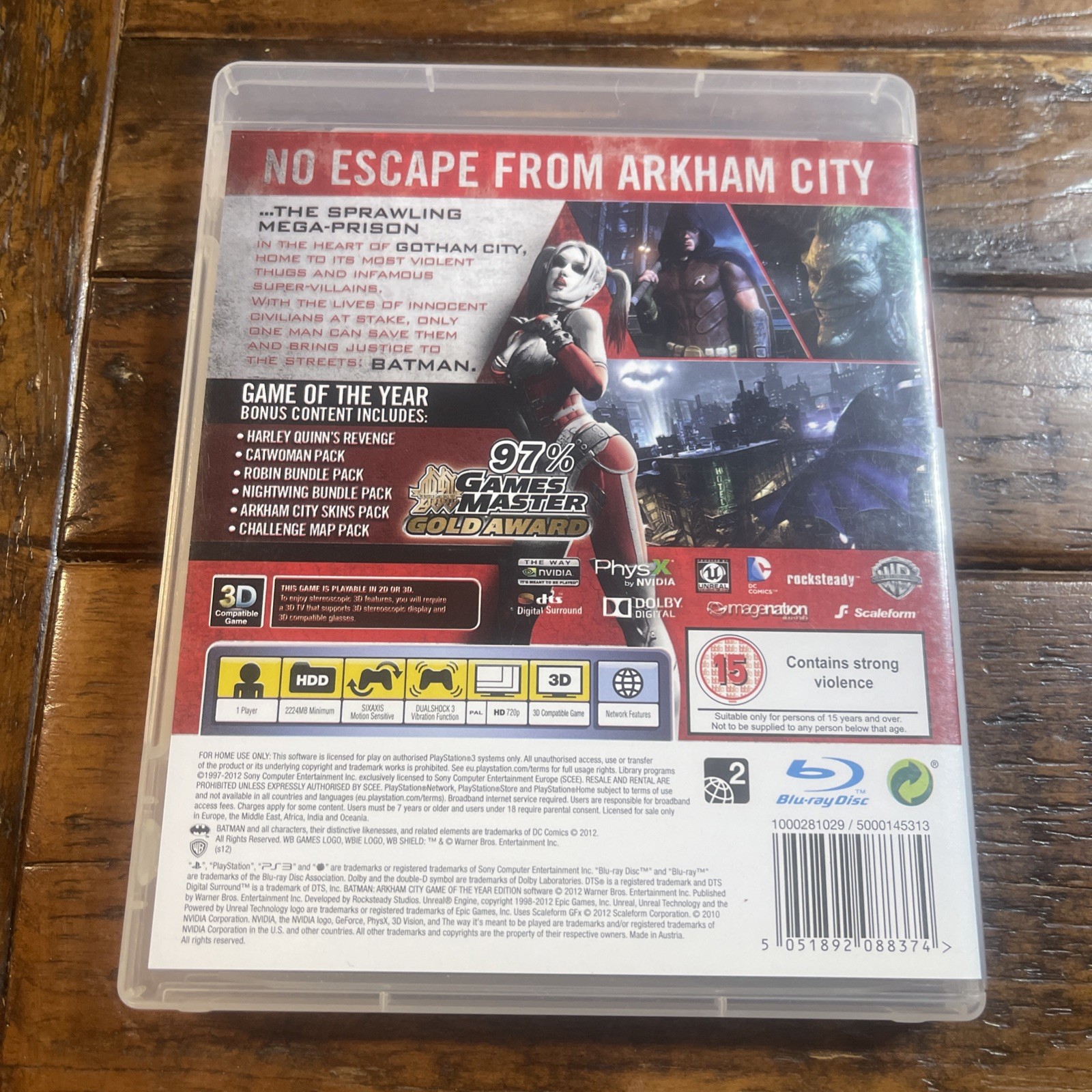 BATMAN ARKHAM CITY GAME OF THE YEAR EDITION SONY PS3 PLAYSTATION 3 PAL COMPLETE