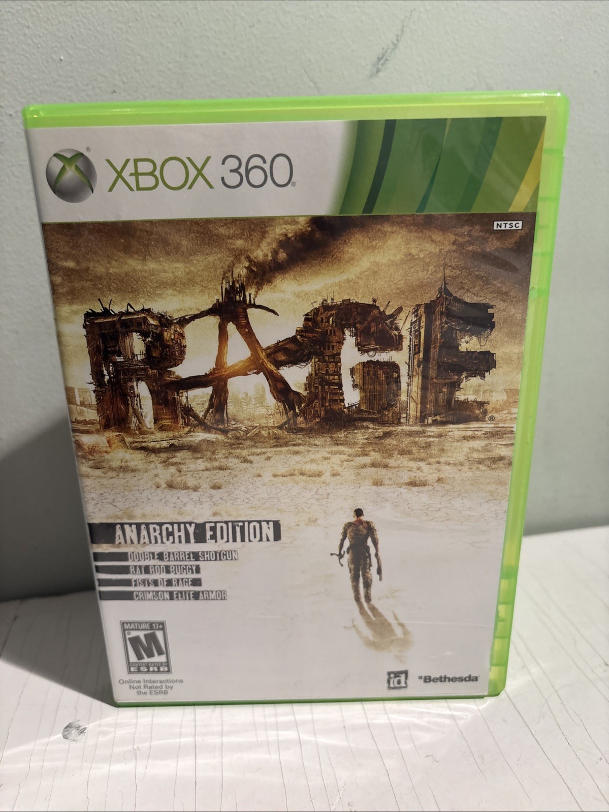 Rage (Microsoft Xbox 360, 2011) Complete with Manual CIB