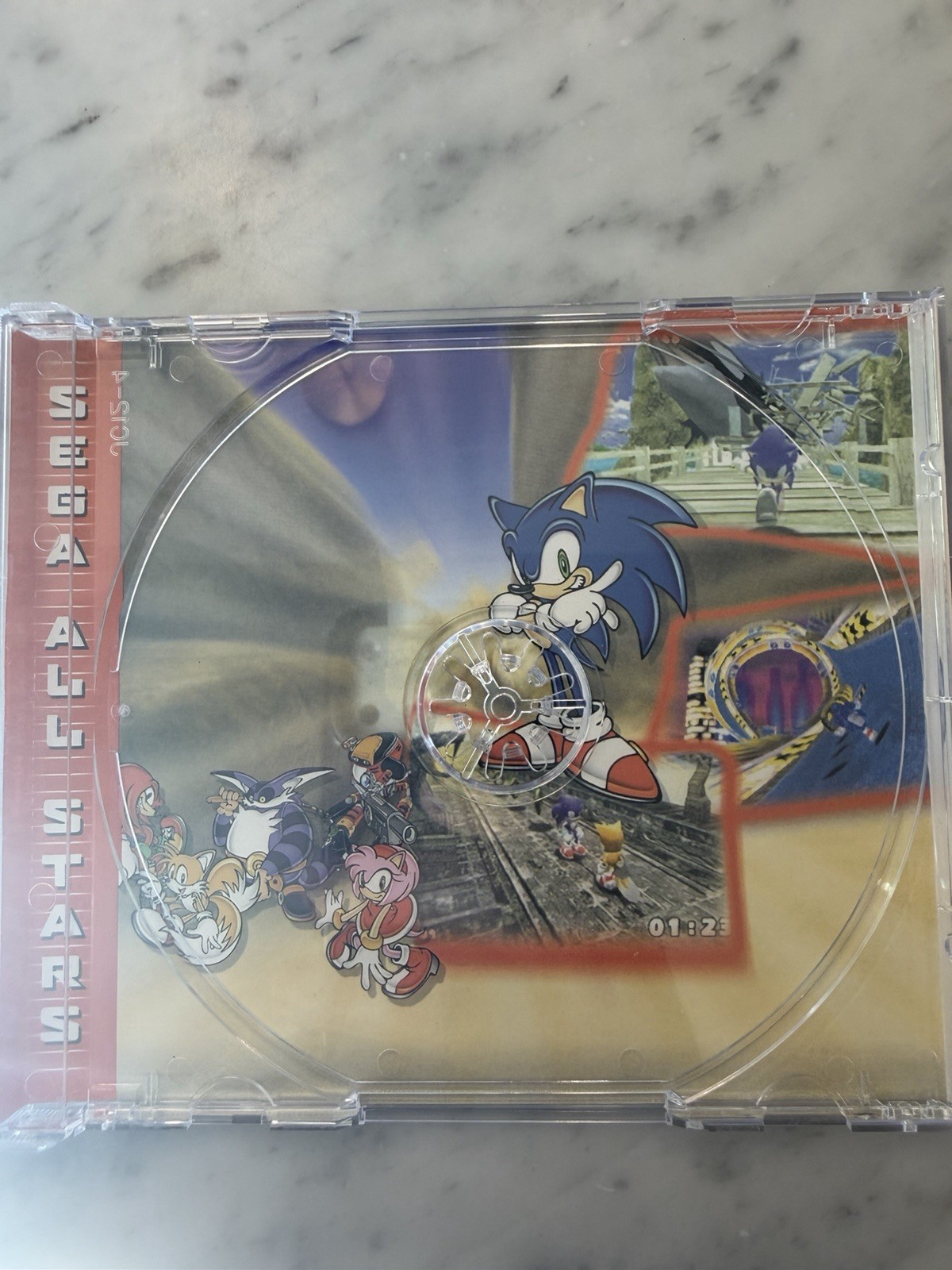 Sonic Adventure Dreamcast Case Back-art With Disc. No Manual.