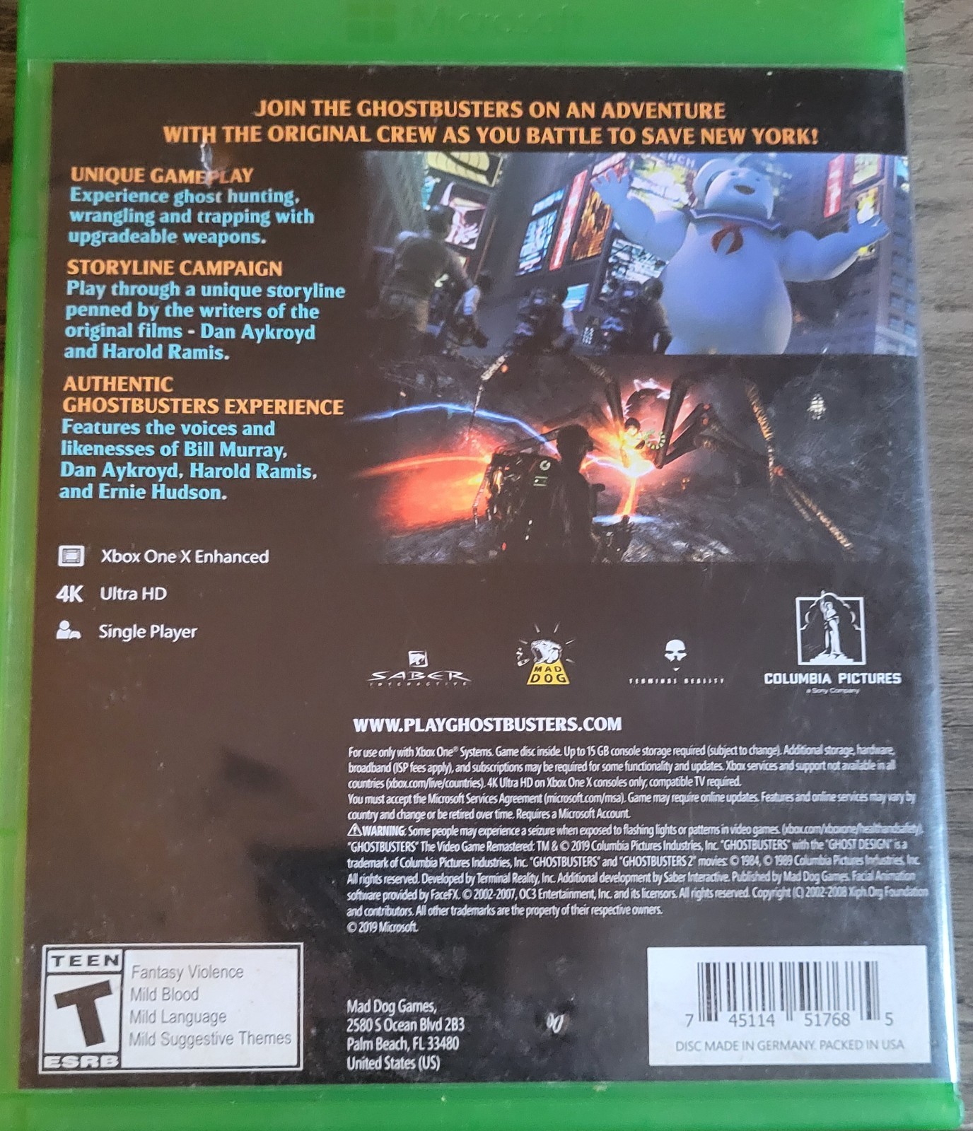 Ghostbusters: The Video Game Remastered – Xbox One Standard Edition