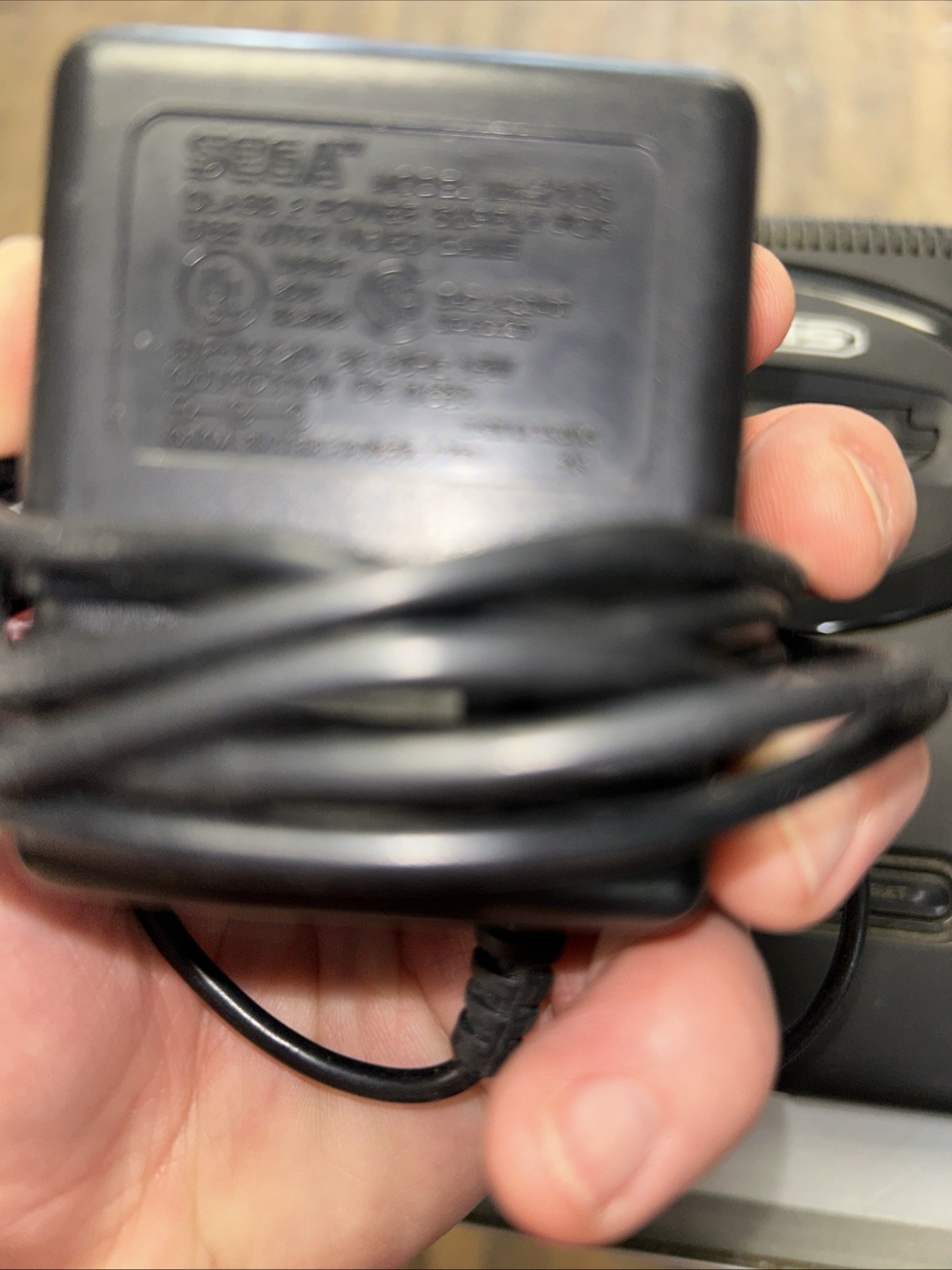 sega genesis console model 2. Cord + Power. Parts Only. Please Read.