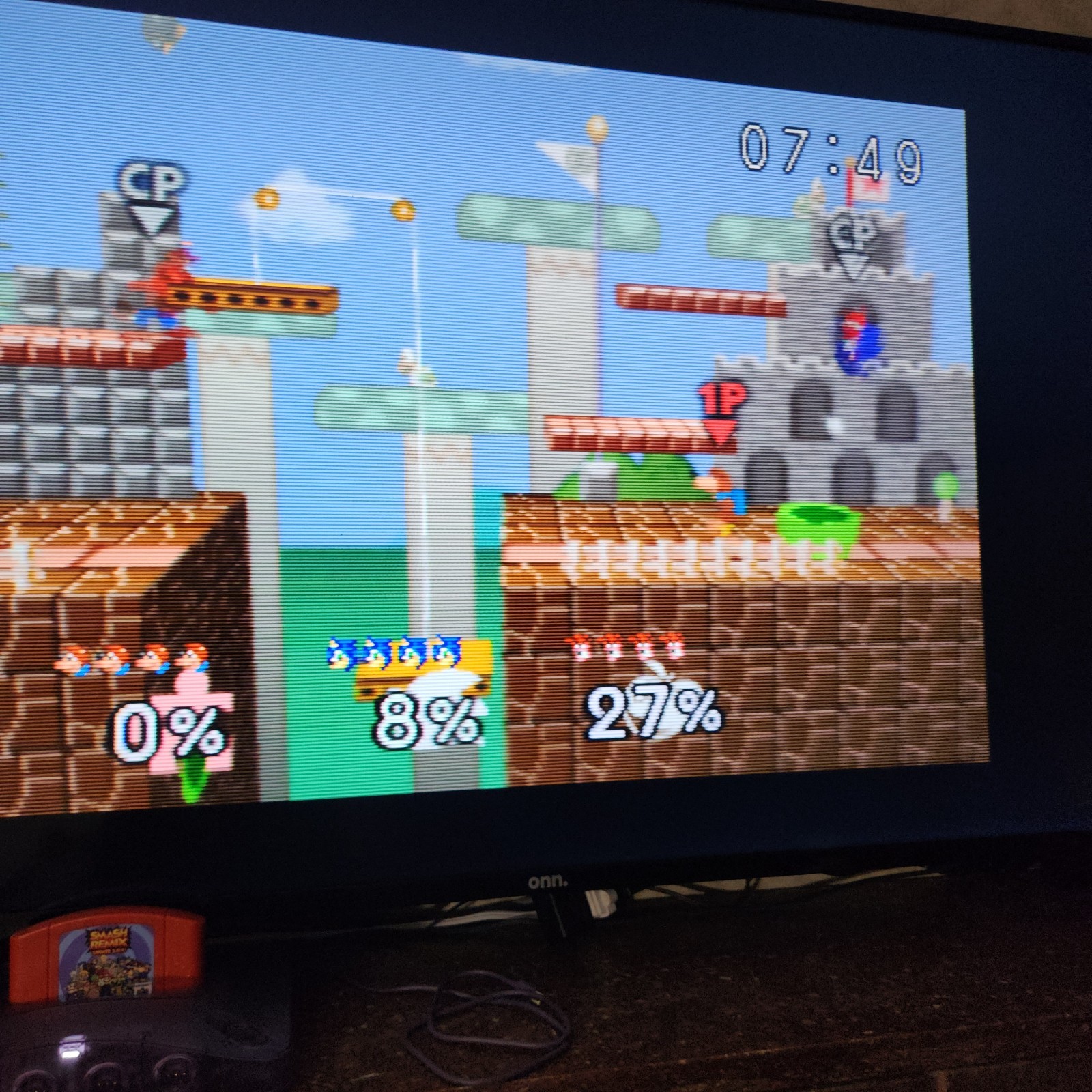 Smash Remix v2.0.1 – Nintendo 64 – Red Cart, Tested & Working