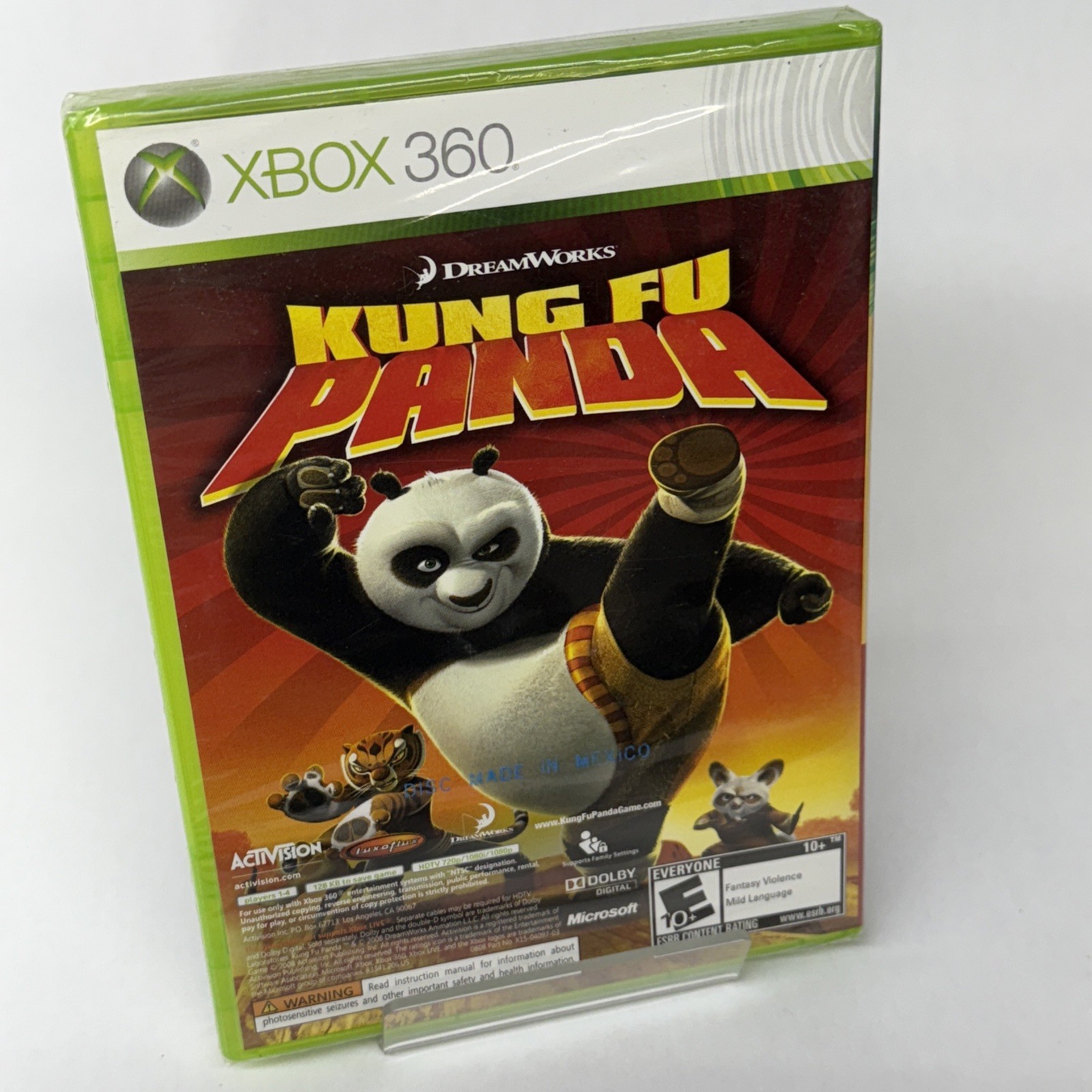 Xbox 360 NEW LEGO Indiana Jones: The Original Adventures & Kung Fu Panda sealed