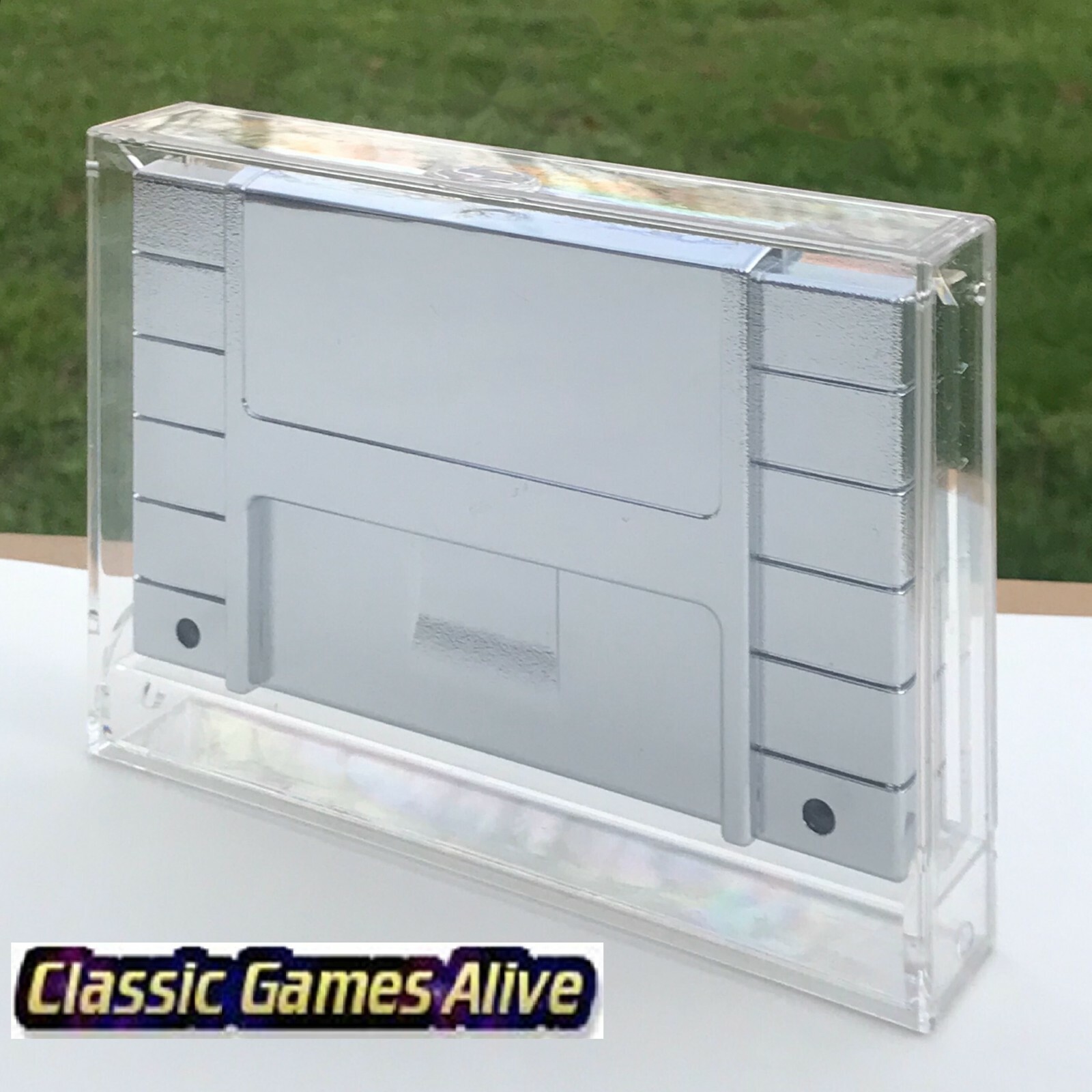 Best Nintendo SNES Video Game Cartridge Display Case (Highest quality plastic)