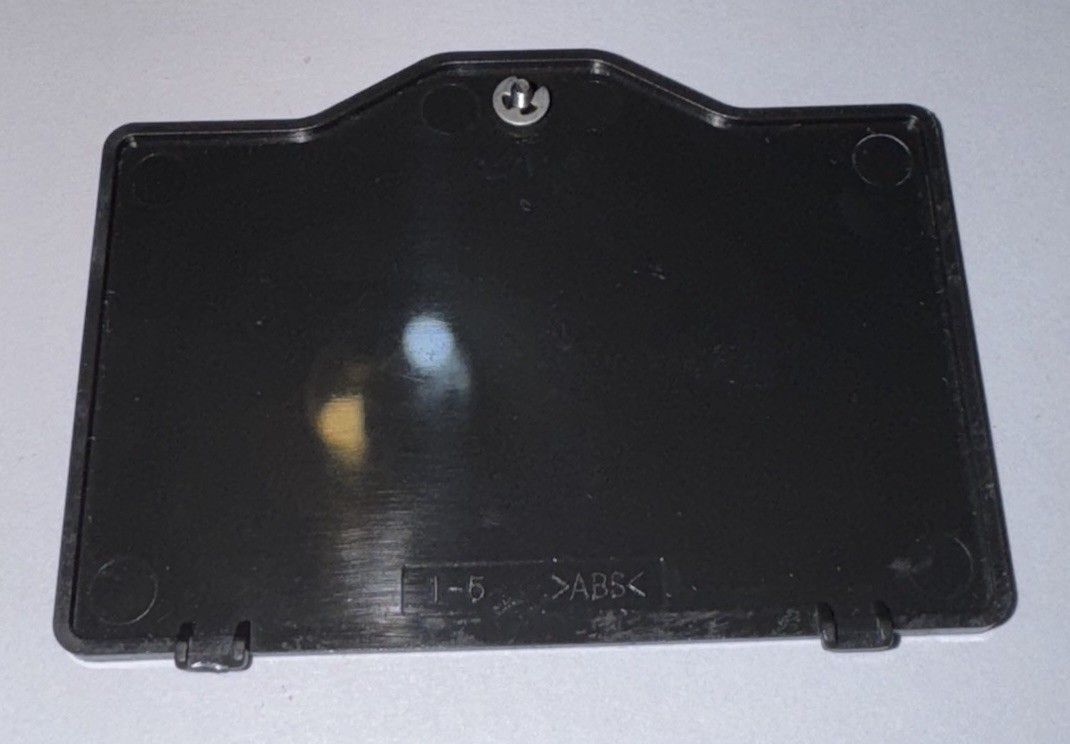OEM Nintendo Game Boy Advance SP Onyx Black Console Battery Door Cover