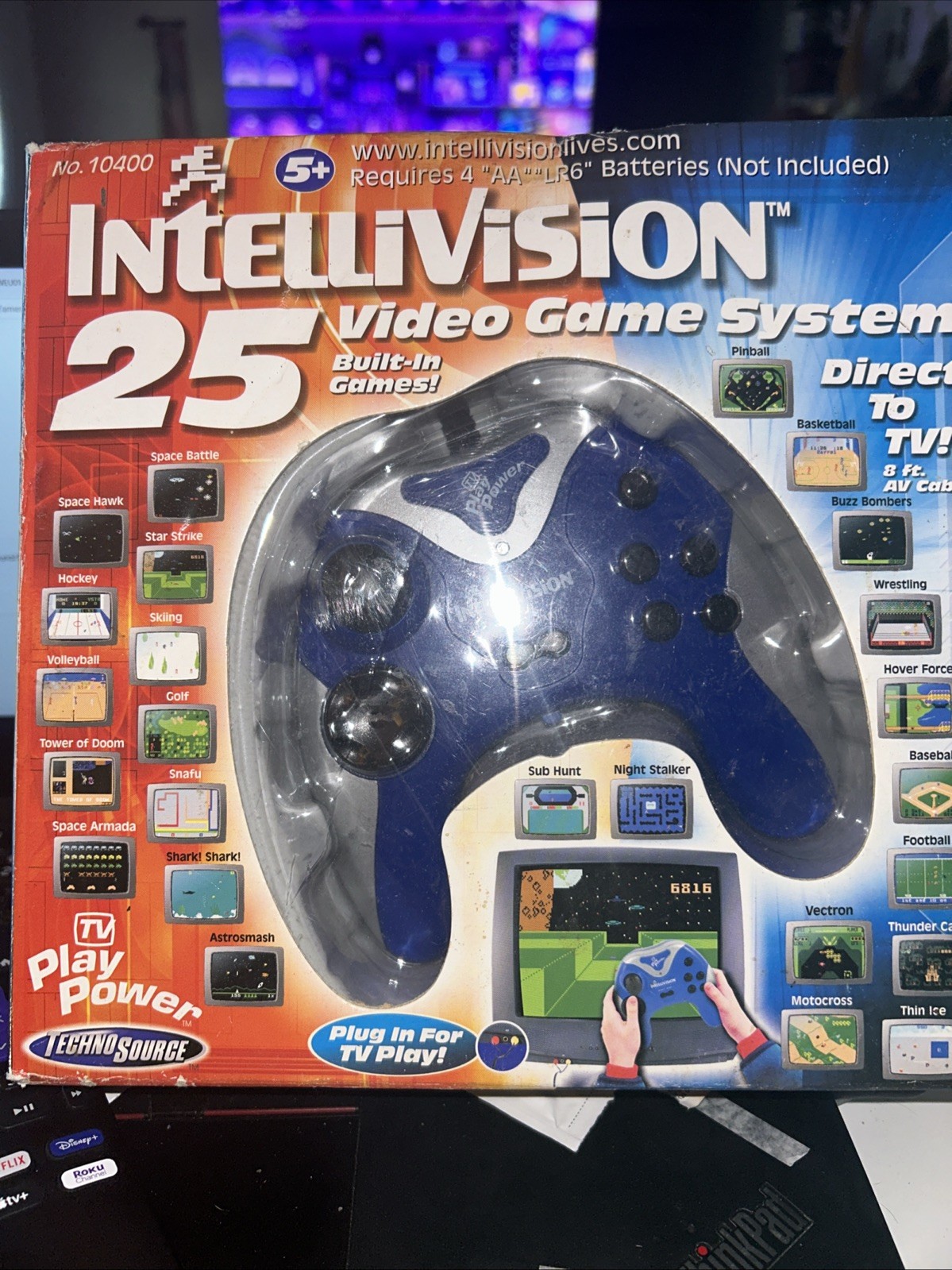 Intellivision Video Game System Plug and Play, 25 Built-In Games New In Box