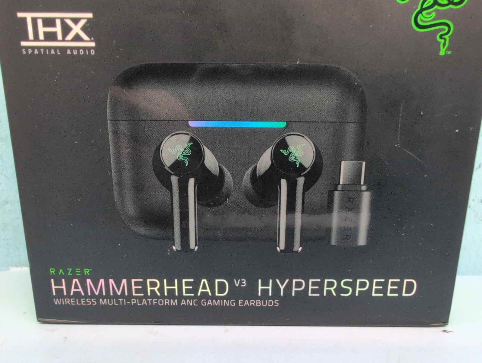 Razer Hammerhead V3 HyperSpeed Wireless Multi-Platform ANC Gaming Earbuds Sealed