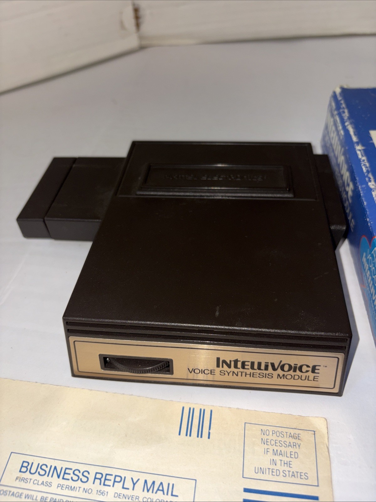 Mattel Intellivision Intellivoice Voice Synthesis Module Boxed Tested W/ Tron