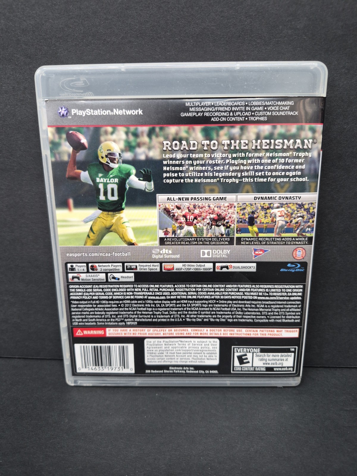 NCAA Football 13 (Sony PlayStation 3, 2012)