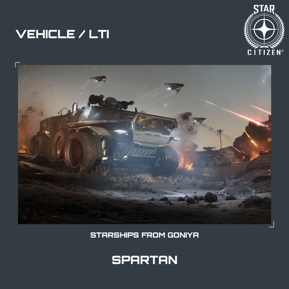 STAR CITIZEN – ANVIL SPARTAN – LTI – CCU’d – (Lifetime Insurance)