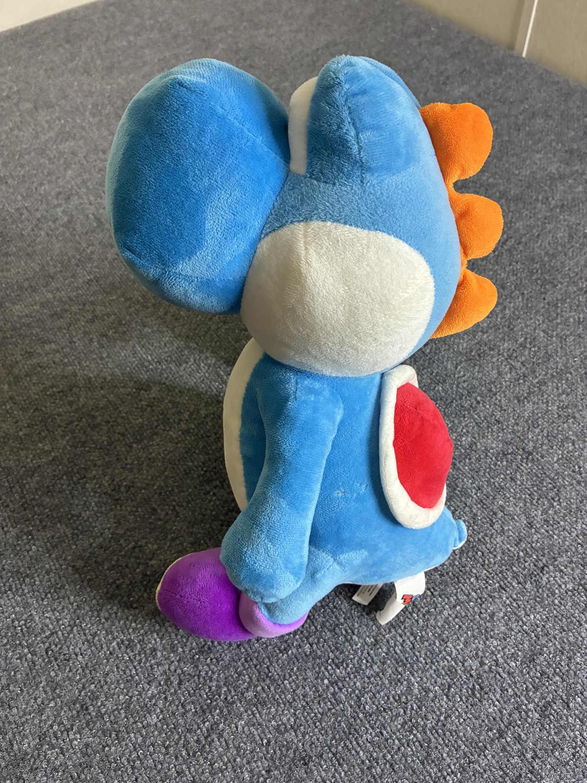 Super Mario Bros Blue Yoshi Plush Doll Good Stuff Washable Stuffed Toy