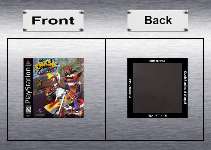 Crash Bandicoot 1, 2, 3 Video Game Box Art *PS1* High Quality Magnet / Set