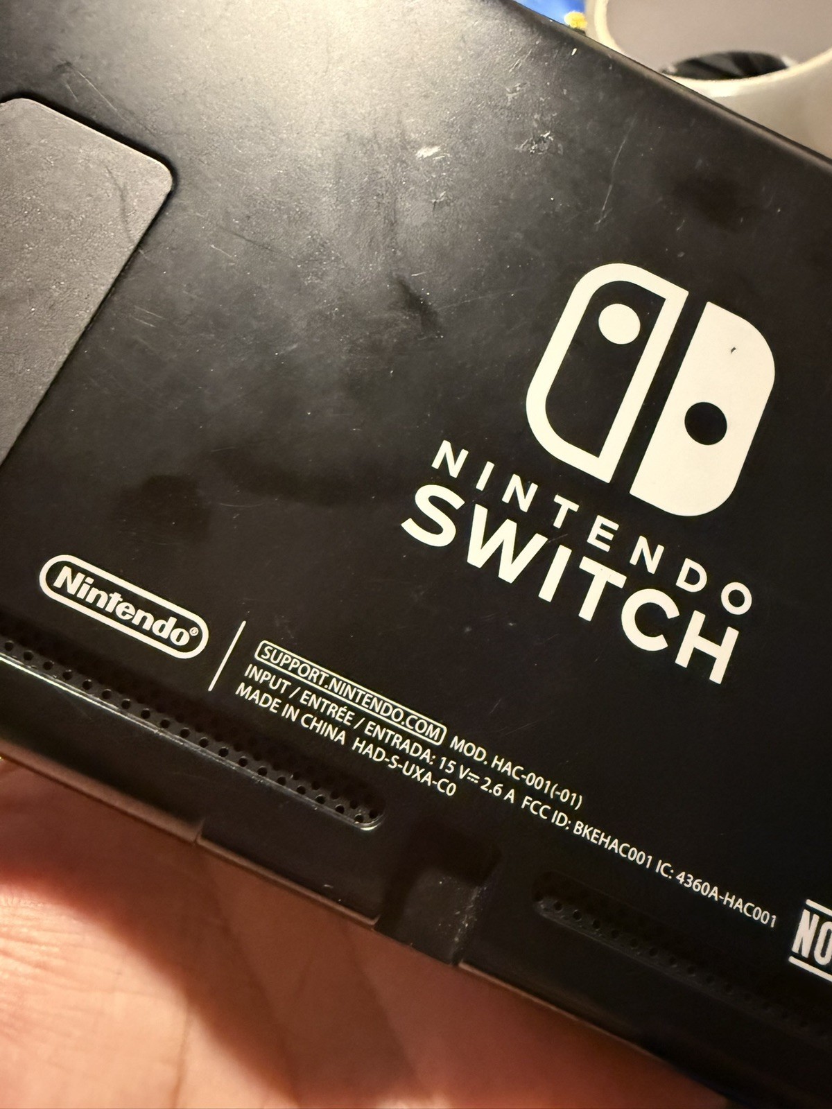 Nintendo Switch with Neon Blue and Neon Red Joy-Con (HAC-001-01)