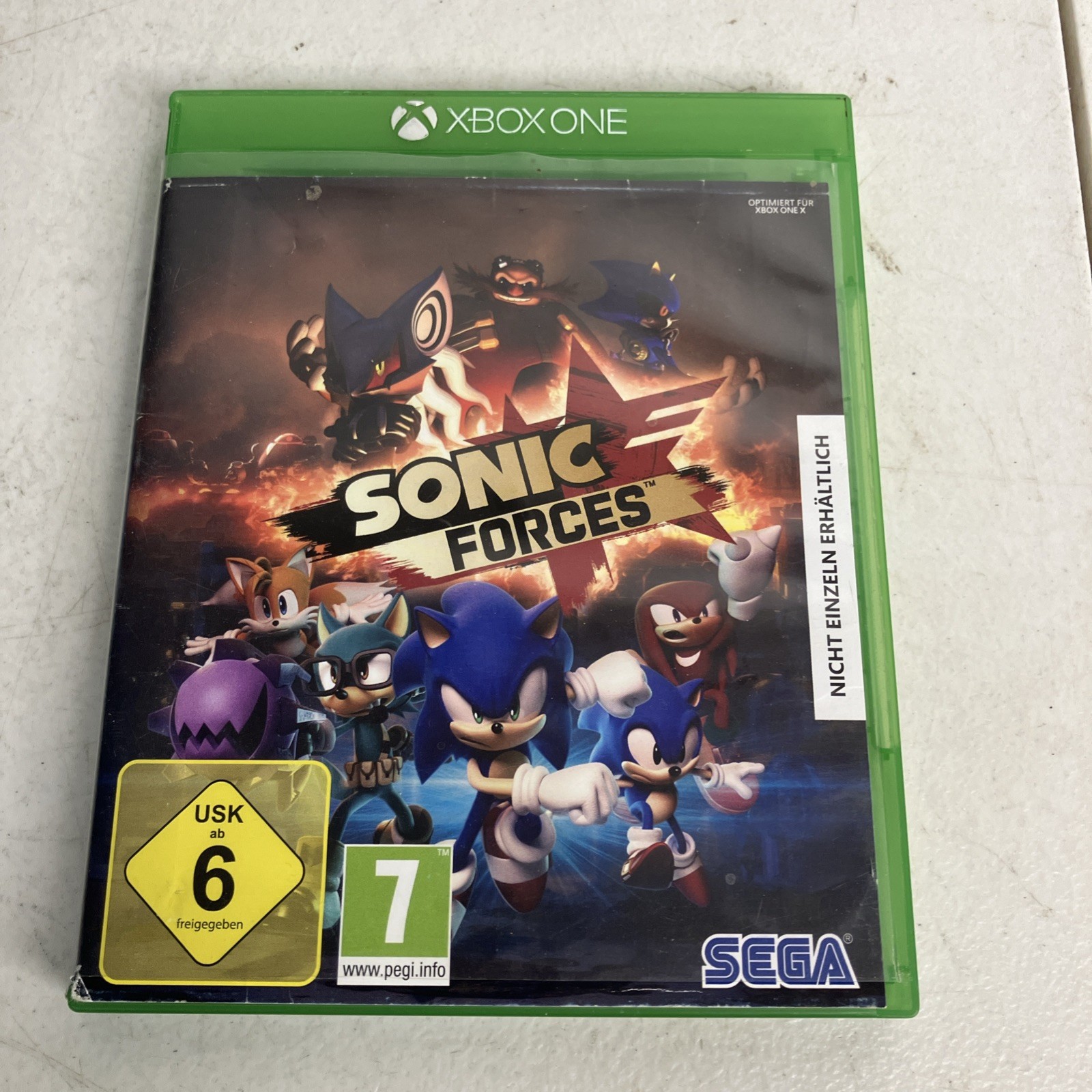 Sonic Forces Bonus Edition USK 6 Microsoft Xbox One 2017 German Complete Rare
