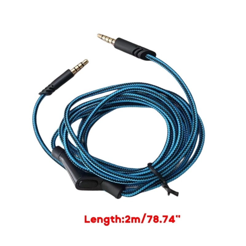 6.5 Feet Replacement Headset Cable for A10 A30 Gaming Headset Universal Cord