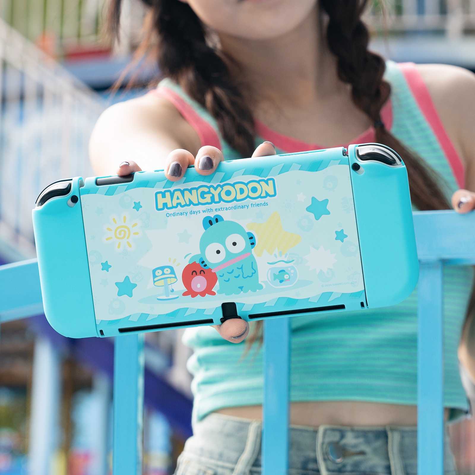 GeekShare X Sanrio Protective Case for Nintendo Switch / OLED Hello Kitty Shell