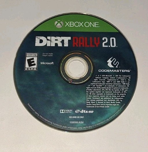 DiRT Rally 2.0 DAY ONE EDITION Microsoft Xbox One 2019 The Codemasters EUC CIB