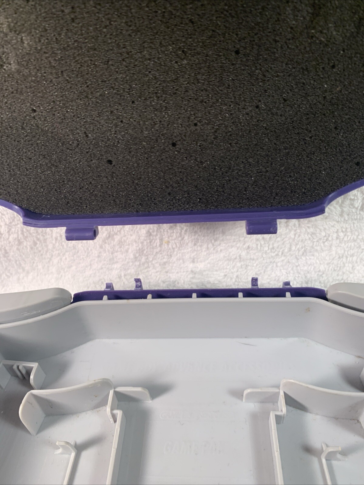 RARE Game Boy Advance Hard Shell Carrying Case 2002 ALS – Indigo Purple Readinfo