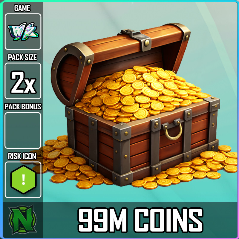 Roblox World Zero – GOLD – 99.9M COINS – ** 2x **
