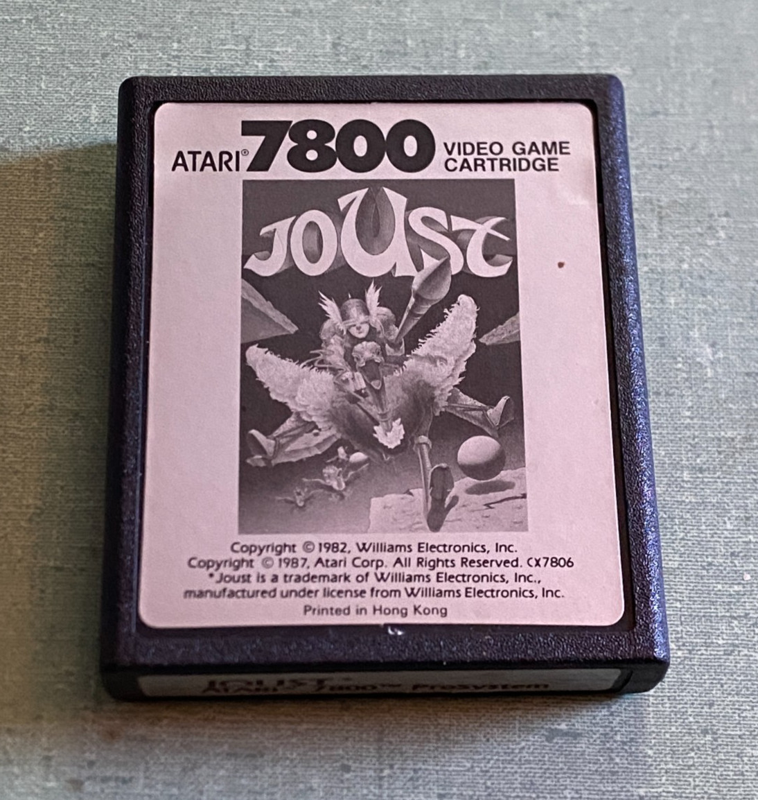 Joust – Atari 7800 Loose Video Game Cartridge 1987 – US Seller – Ships Free