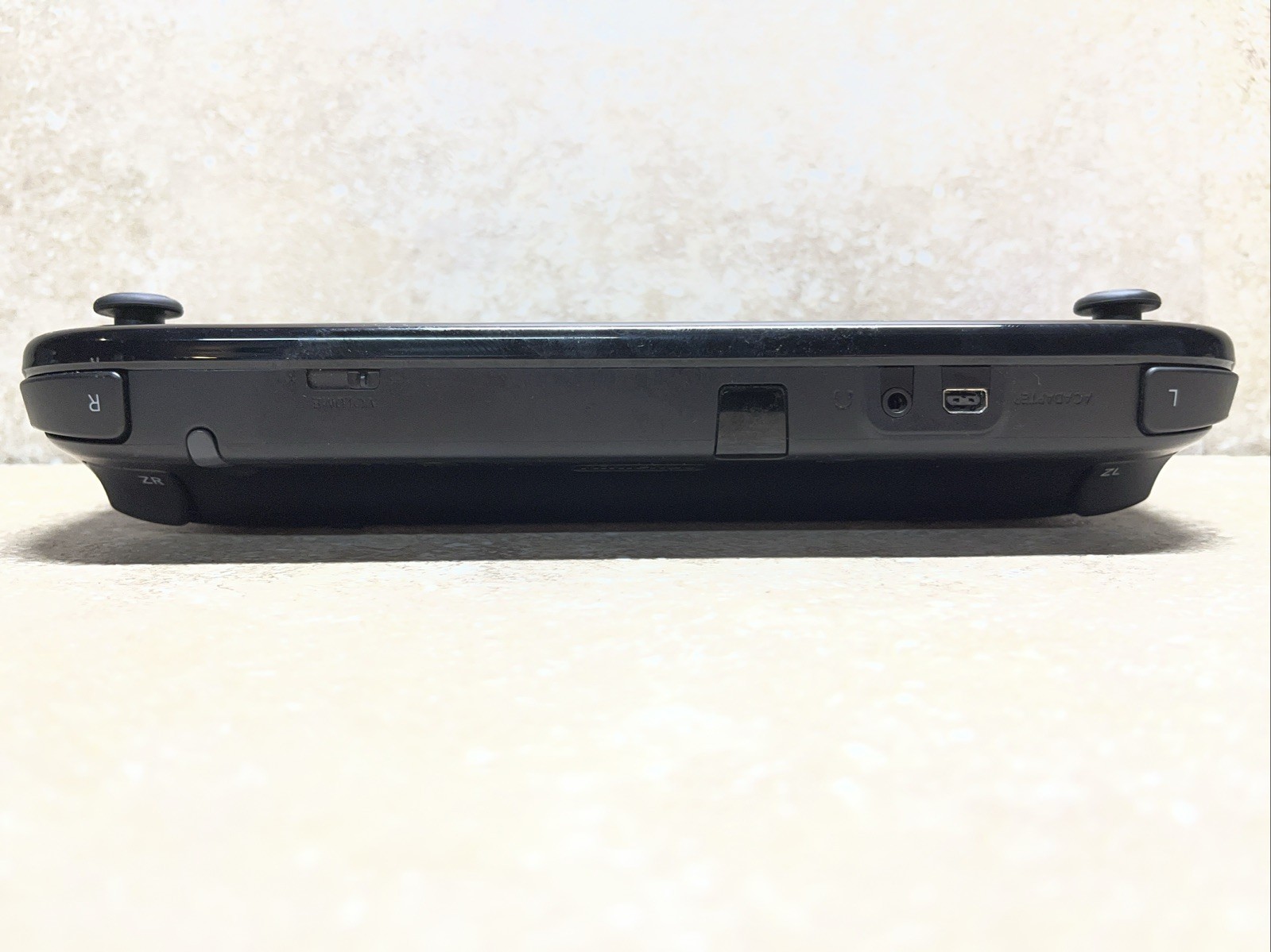Nintendo Wii U WUP-010 Gamepad Black Damage Screen For Parts Only UNTESTED