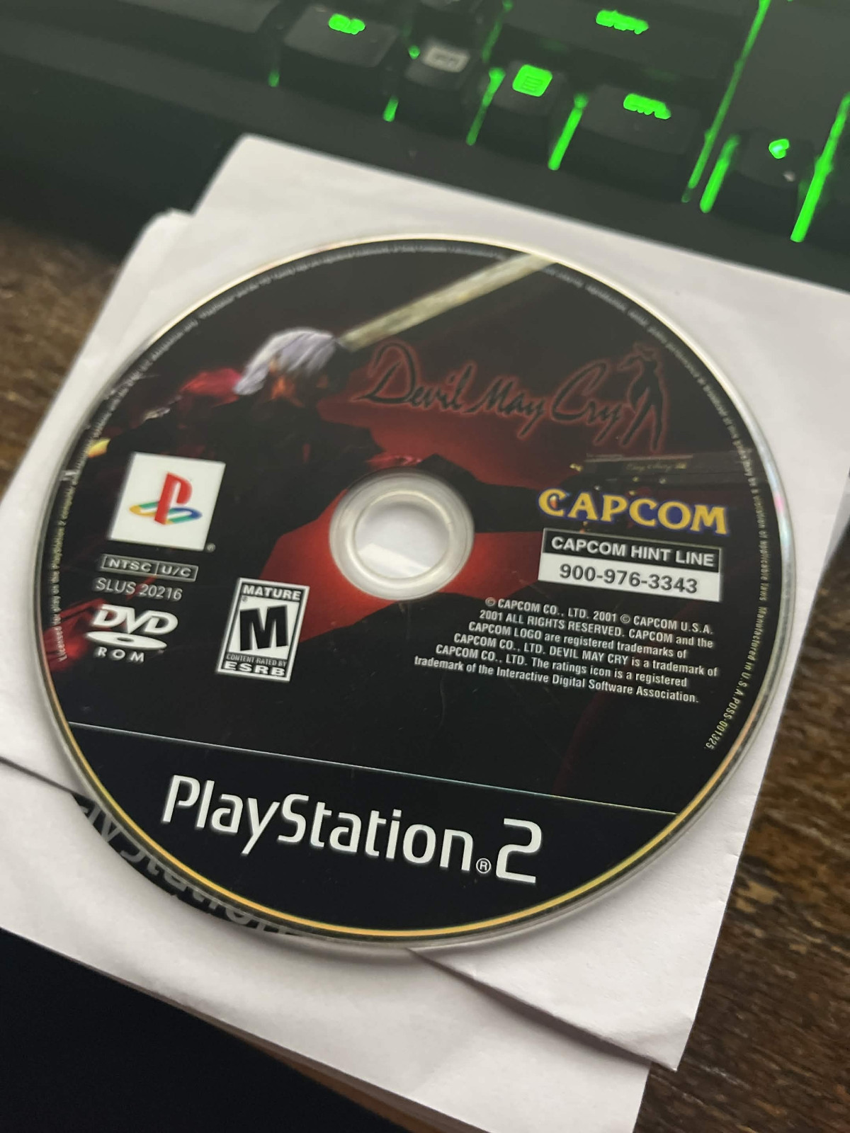 Devil May Cry (Sony PlayStation 2 PS2, 2001) Disc Only