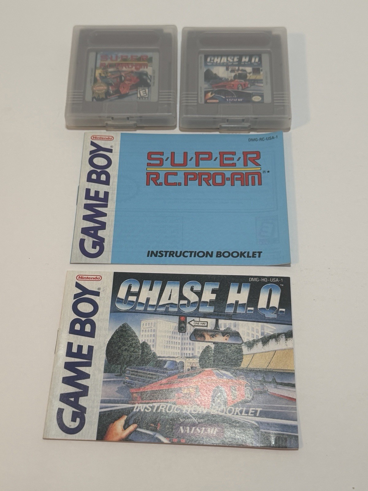 Lot Of 8 Gameboy Game Game & Watch, Monopoly Super Off Road Chase Hq Race Drivin