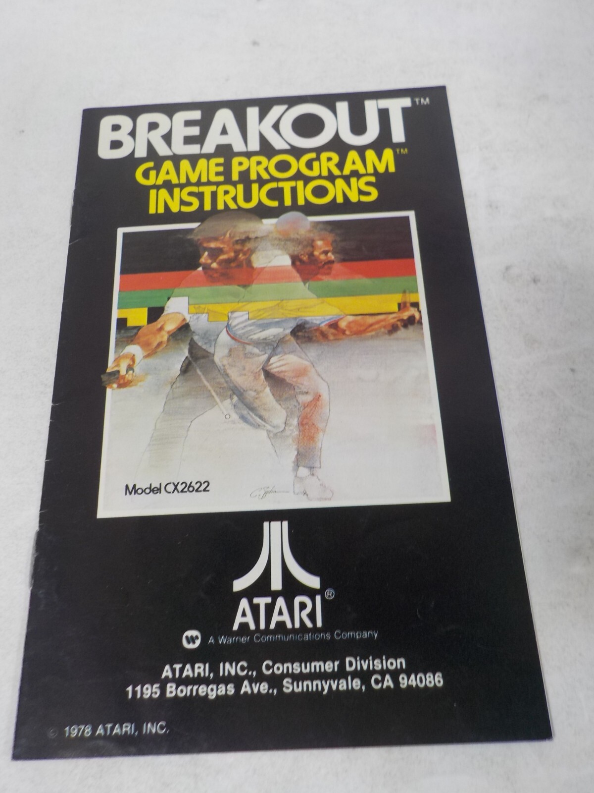 N A129 Atari 2600 Game w/ Manual Lot Breakout & Super Breakout