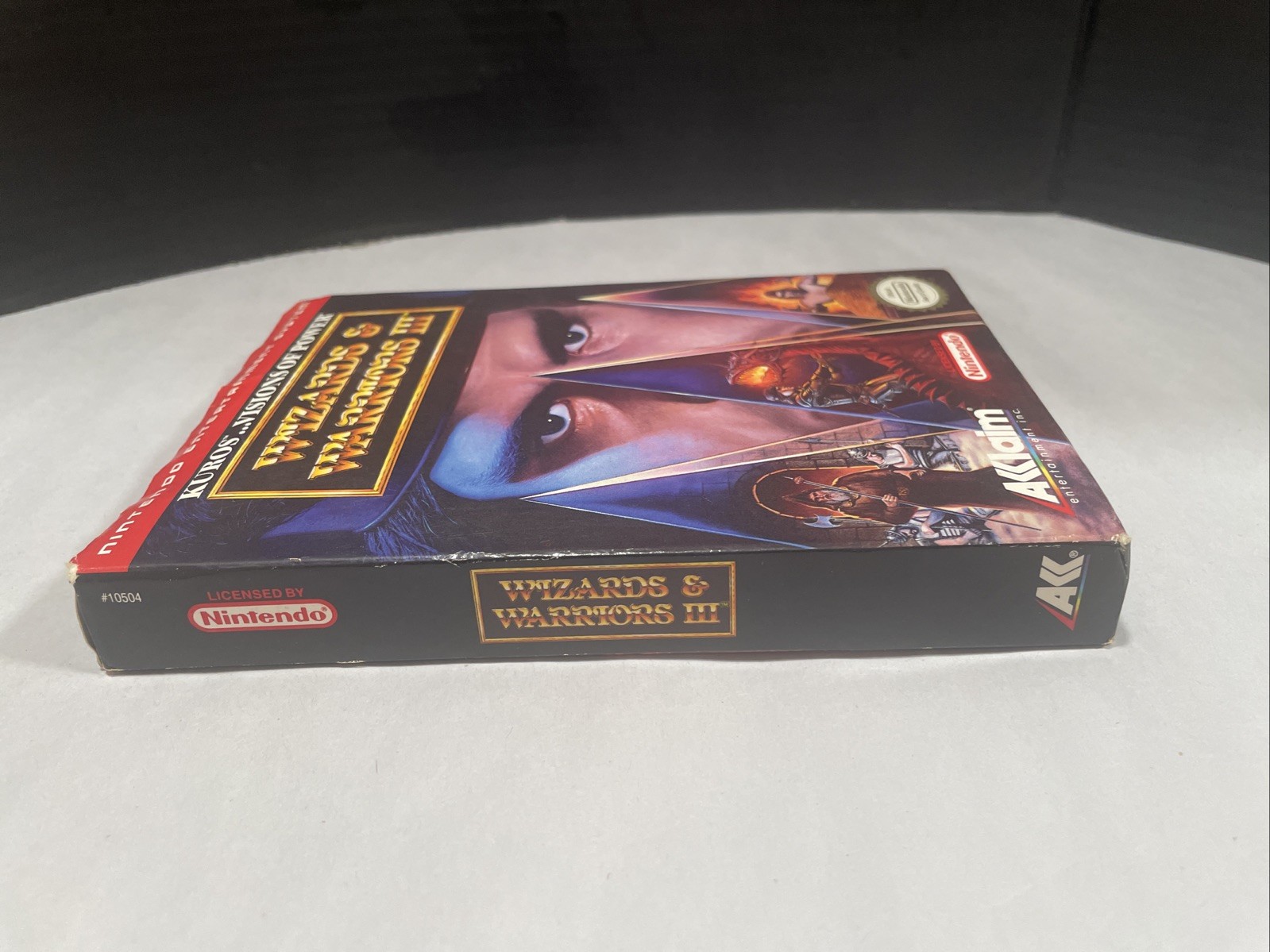 #645 Wizards & Warriors III CIB Oval seal nintendo NES Very Good