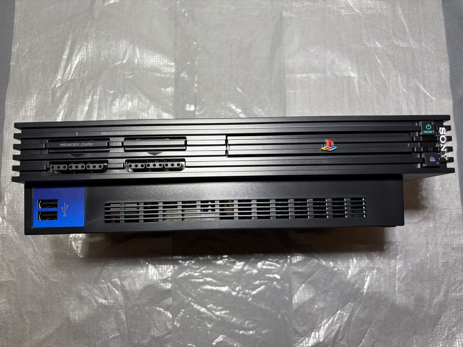 Open Box – Sony PlayStation 2 PS2 Black Game System SCPH-50001 Complete