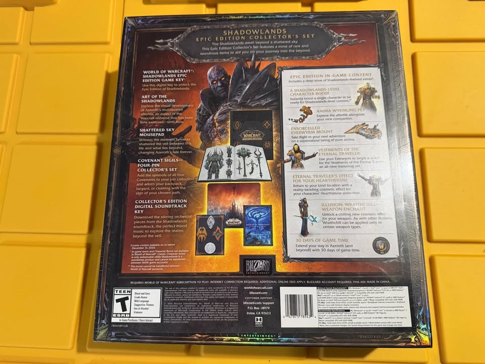 World of Warcraft: Shadowlands Collector’s Edition (PC, 2020)