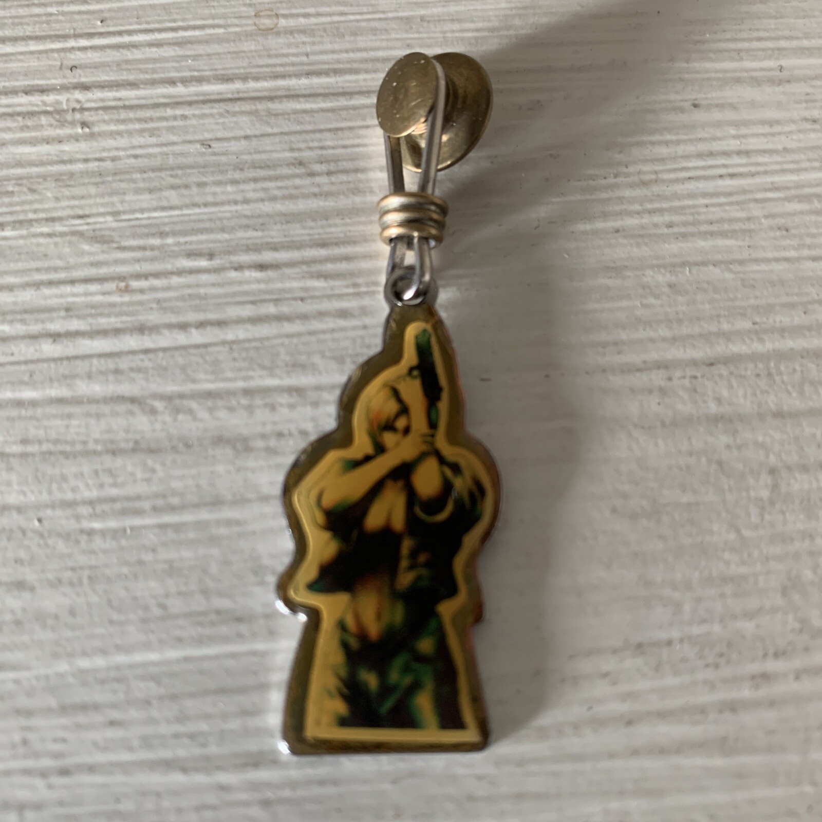 Parasite Eve 2 II Aya Brea Keychain Zipper Pull PlayStation 1999 Sony PS1 Rare