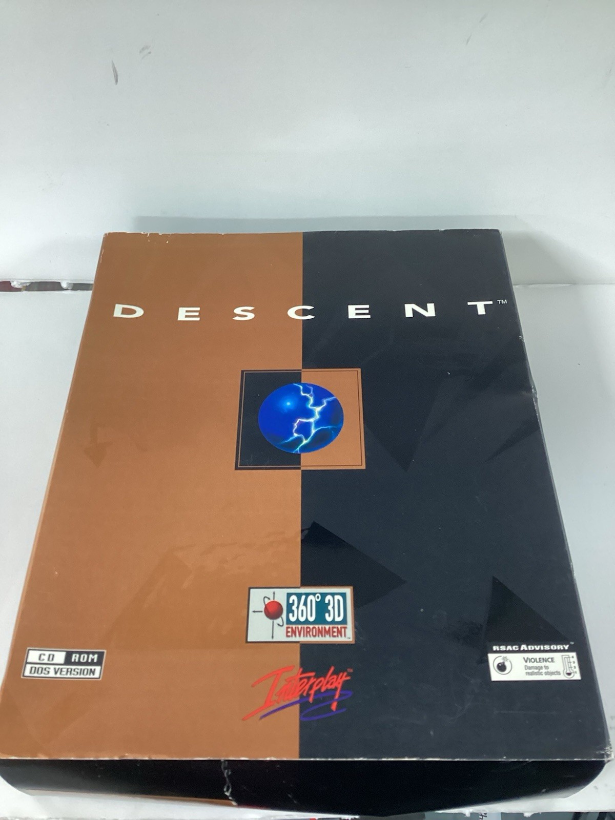 PC Game Descent CD-ROM Big Box – 1995 Interplay