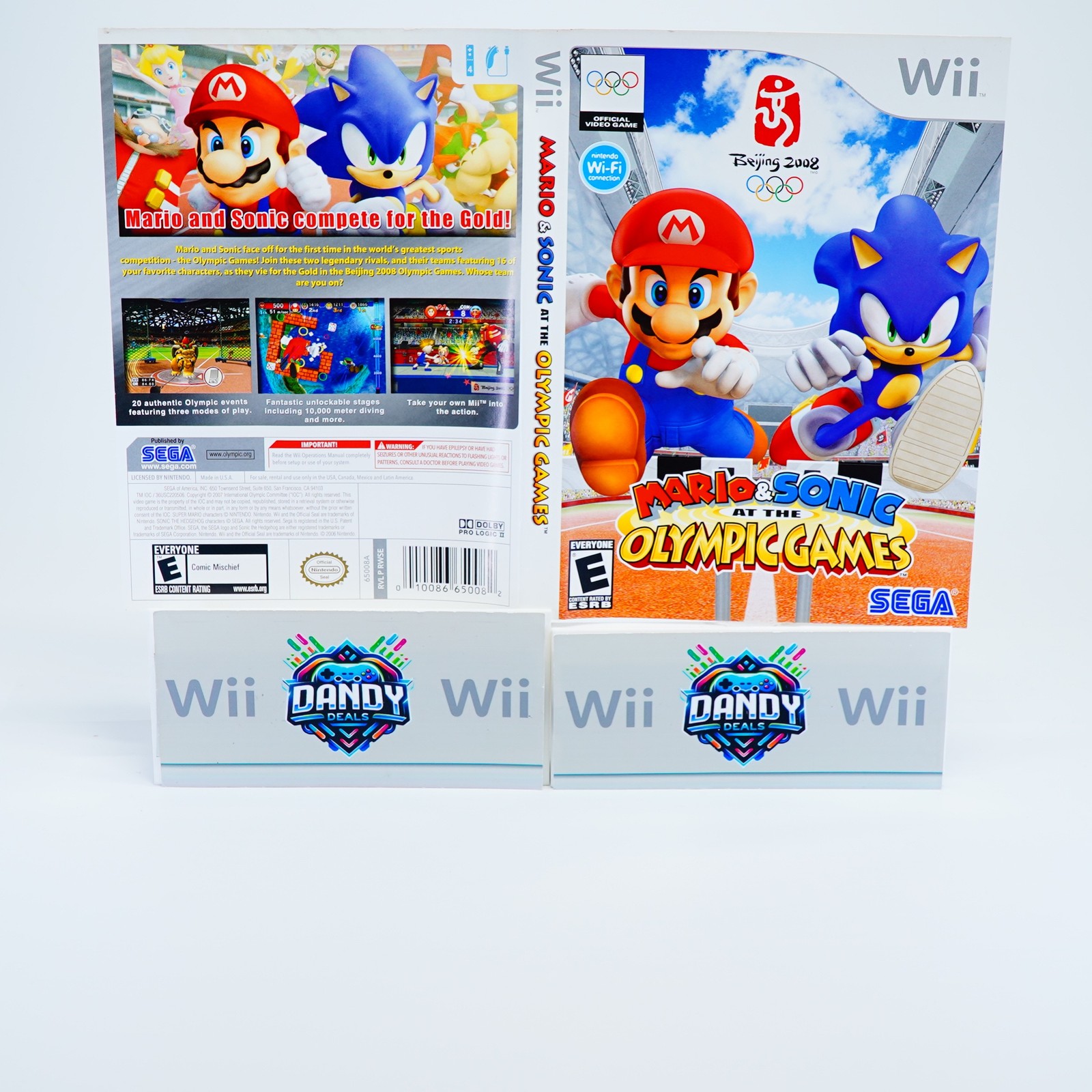 Mario and Sonic at the Olympic Games CIB W/ Insert – Wii