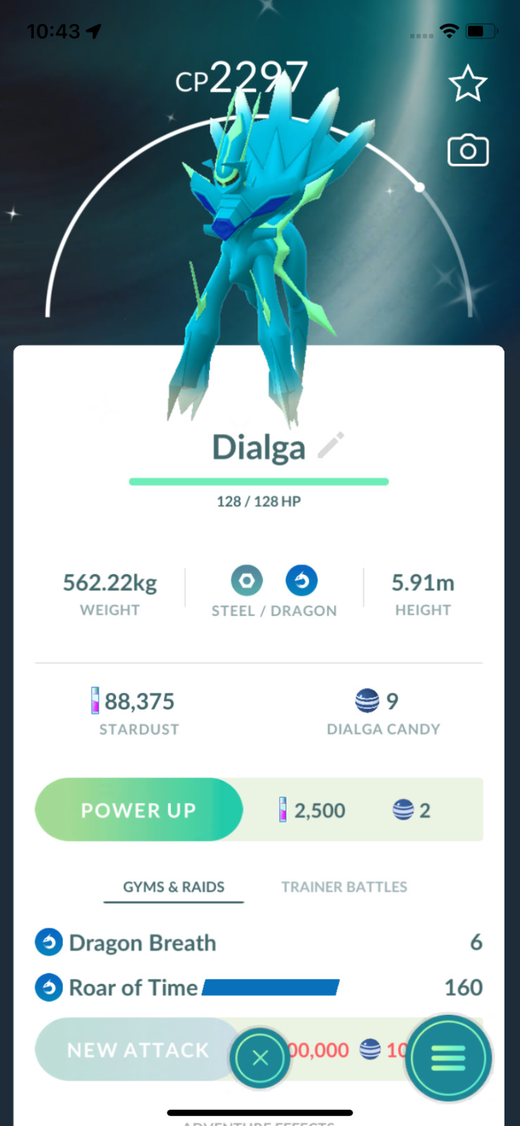 Shiny Dialga Origin Form (Roar of Time) ! Registered or Unregistered ! 30 Days !