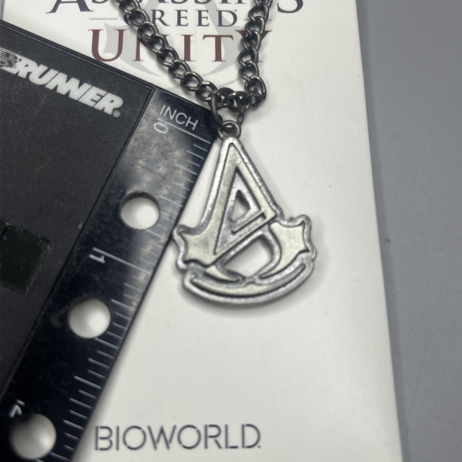 Assassins Creed Unity Pendant Necklace Logo 2016 Ubisoft Metal