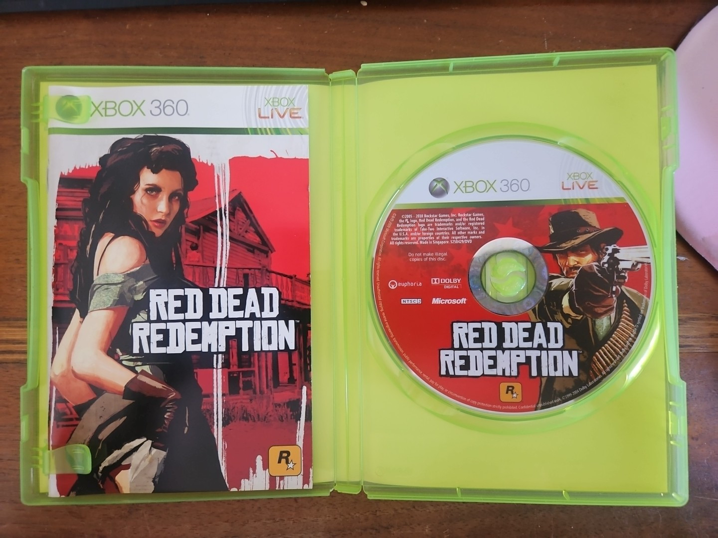 Red Dead Redemption Xbox 360 HONG KONG TAIWAN ASIA ASIAN IMPORT REGION FREE