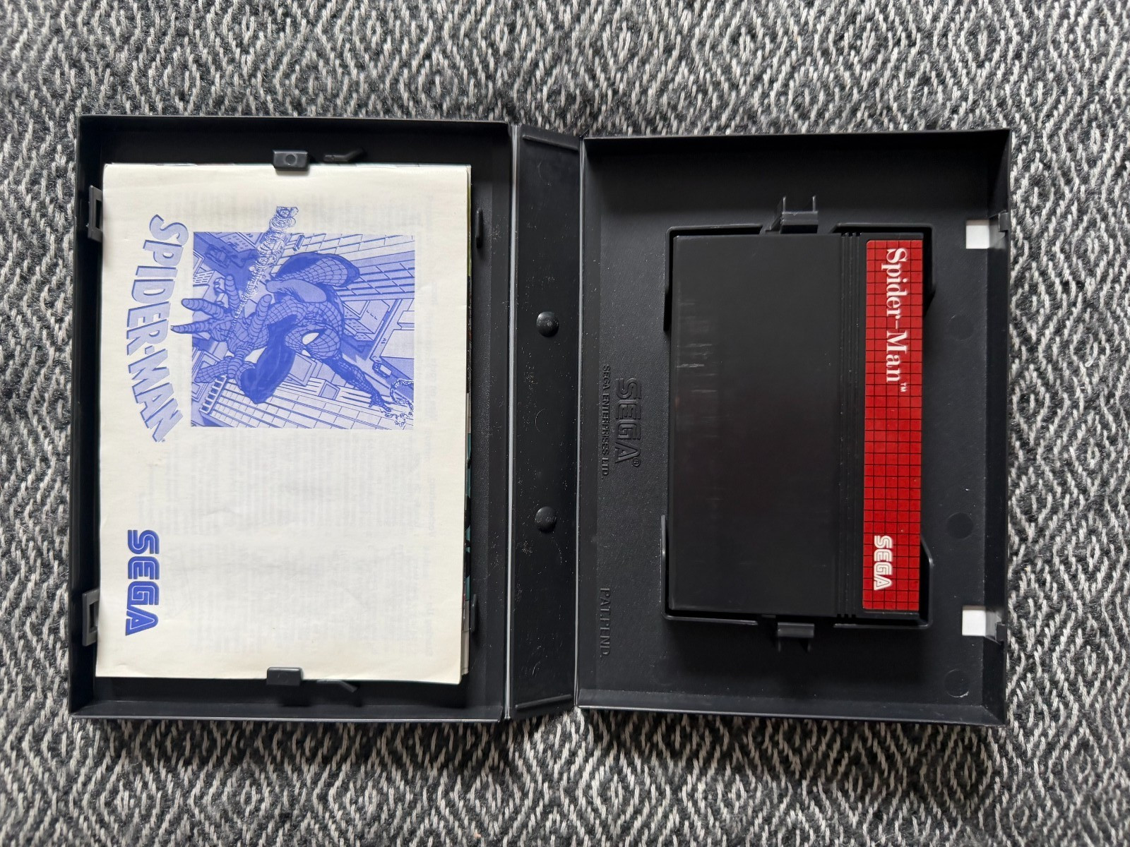 Master System SPIDER-MAN Boxed With Manual (Works in US) PAL REGION FREE